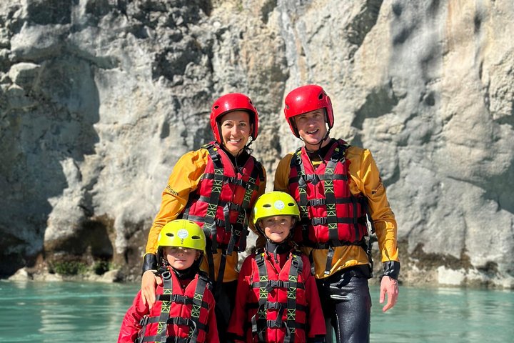 Rafting mit der Familie in Albanien