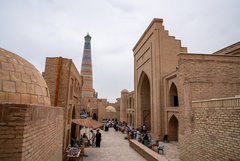 Altstadtgassen in Chiwa, Usbekistan