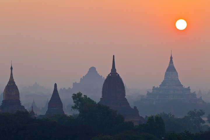 Die Tempel von Bagan in Myanmar