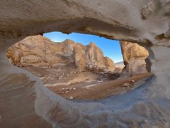 Felsenformation in der Weisse Wüste