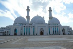 Weisse Moschee in Kasachstan