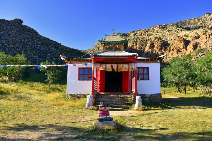 Kloster Erdene Khamba auf dem Hogno Khan Berg in der Mongolei