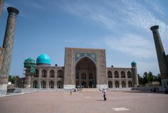 Tillakori-Medrese in Samarkand in Usbekistan