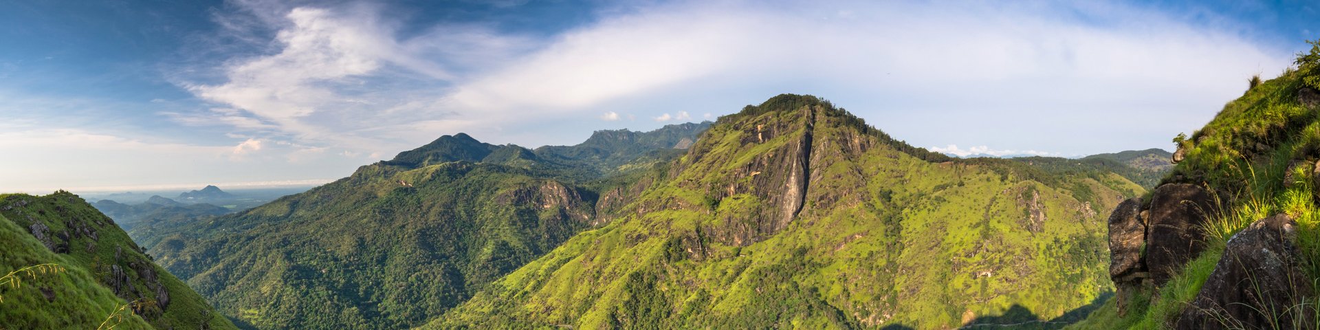 Panorama-Landschaft, Ella, Sri Lanka Panorama-Landschaft, Ella, Sri Lanka