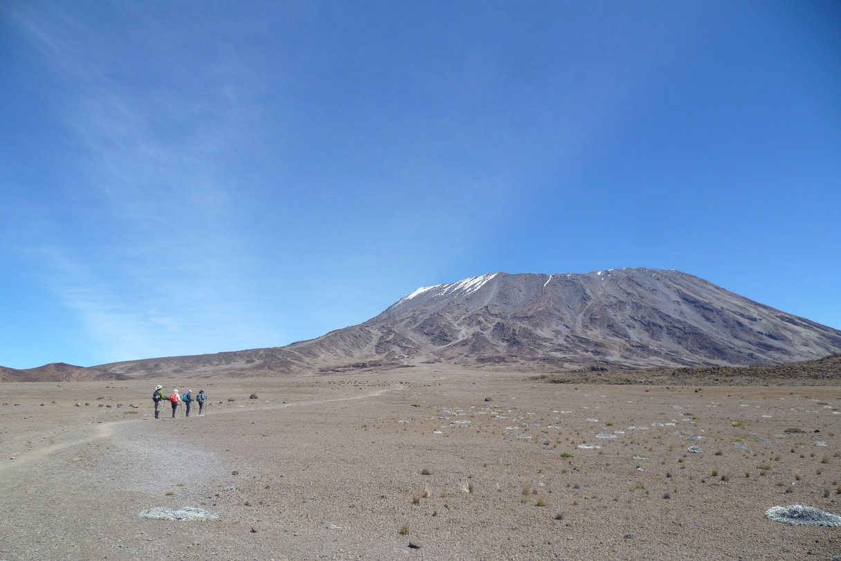 Rongai Weg mit Blick auf Kilimanjaro