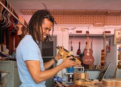 Im Atelier von Louis Baptista