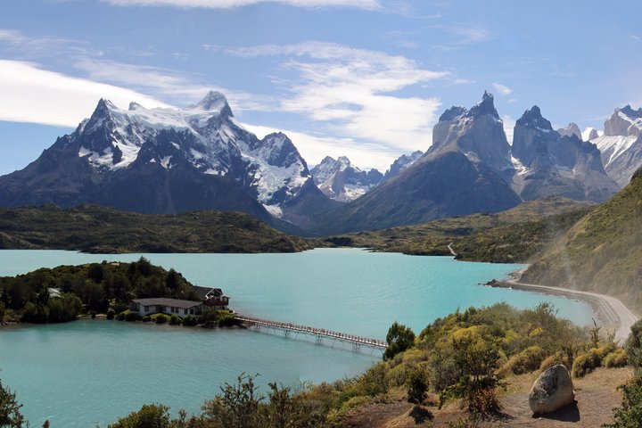 See und Berge im Torres del Paine-Nationalpark (Patagonien)