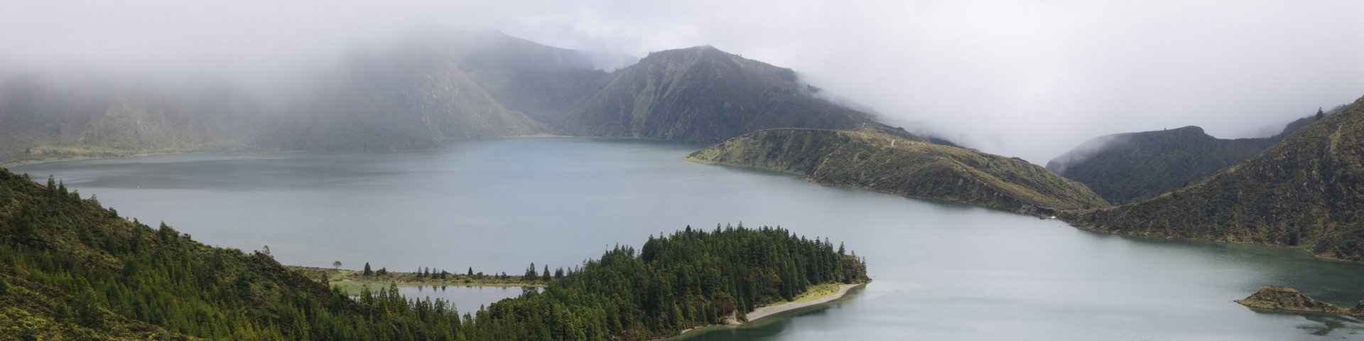Aussicht auf Lagoa do Fogo auf Sao Miguel