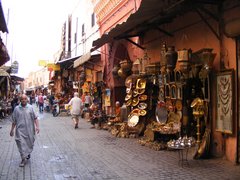 Auf dem Souk von Marrakesh