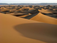 Sanddünen in der Wüste von Marokko