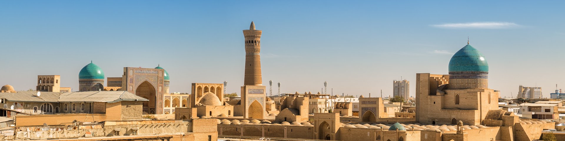 Blick über Buchara in Usbekistan