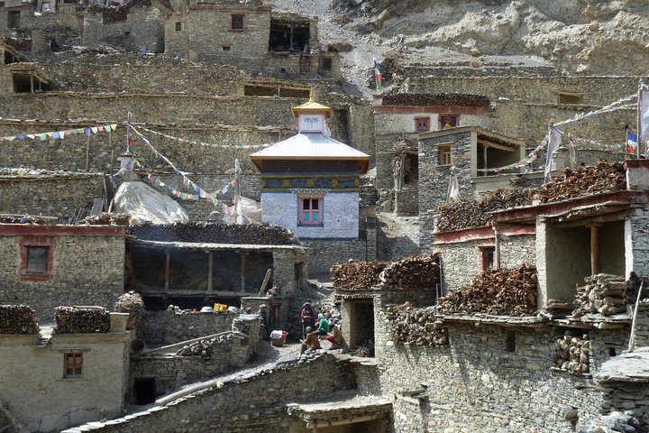 Das Dorf Phu in Nepal