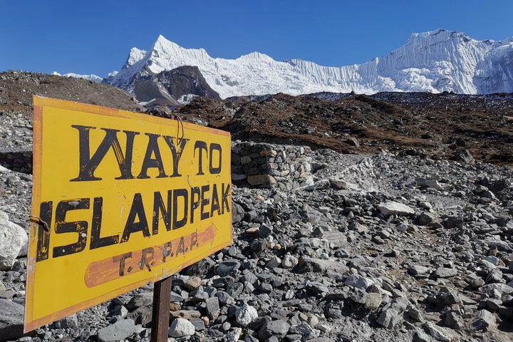 Weg zum Island Peak Base Camp in Nepal