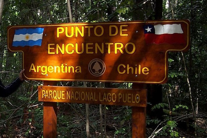 Grenzschild Argentinien - Chile