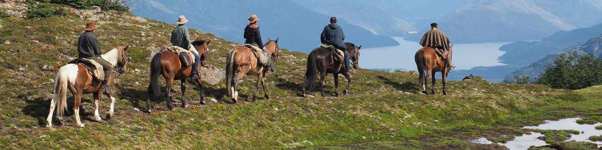 Reiter in Patagonien