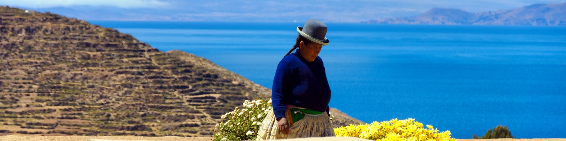 Einheinmische auf der Isla del Sol in Bolivien