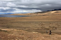 Wanderer in der Weite Patagoniens