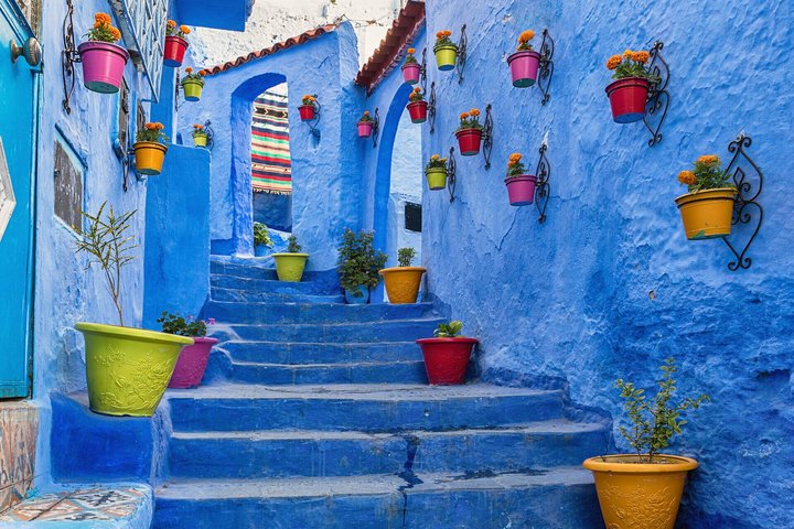 In den Gassen von Chefchaouen, Marokko