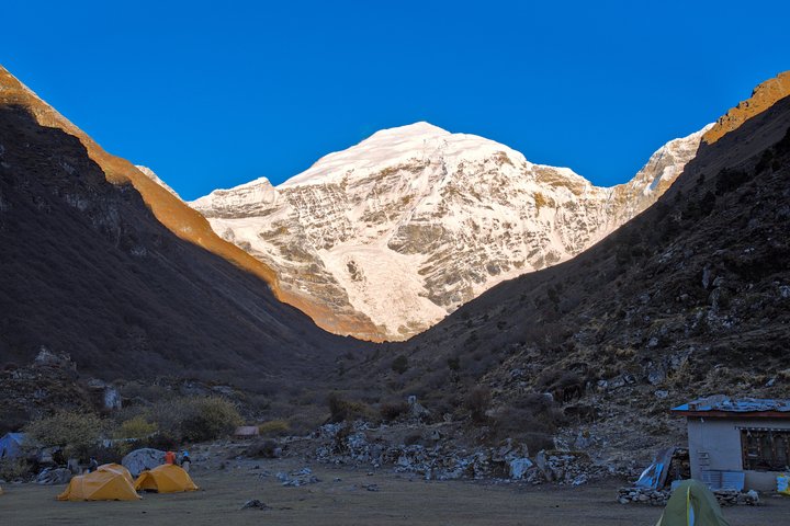Base Camp Jomolhari in Bhutan