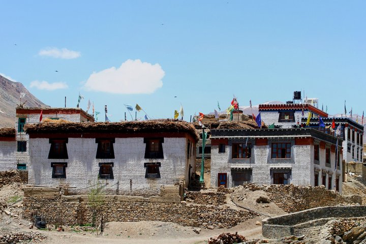 Letztes Dorf - Kibber - bevor es über die Berge nach Ladakh geht