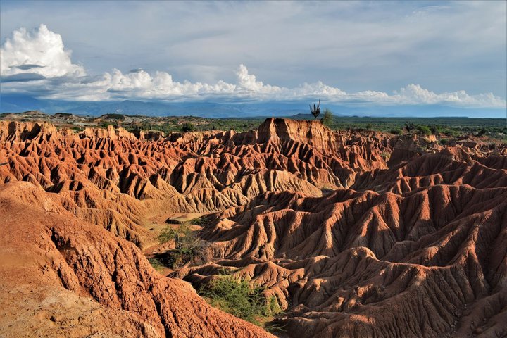 Die rote Tatacoa-Wüste in Kolumbien