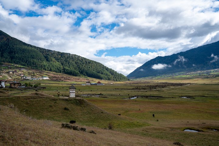 Phobjikha-Tal in Bhutan