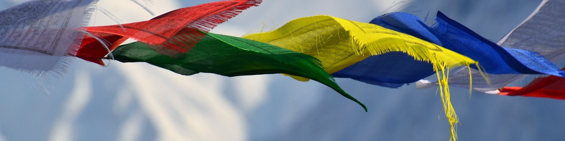 Tibetische Flaggen in Nepal