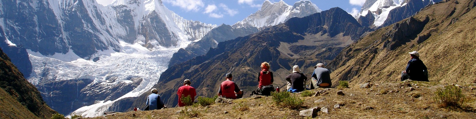 Aussicht auf die Cordillera Huayhuash