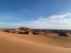 Sanddünen in der Wüste Marokkos
