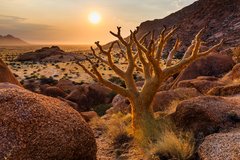Spitzkoppe bei Sonnenuntergang