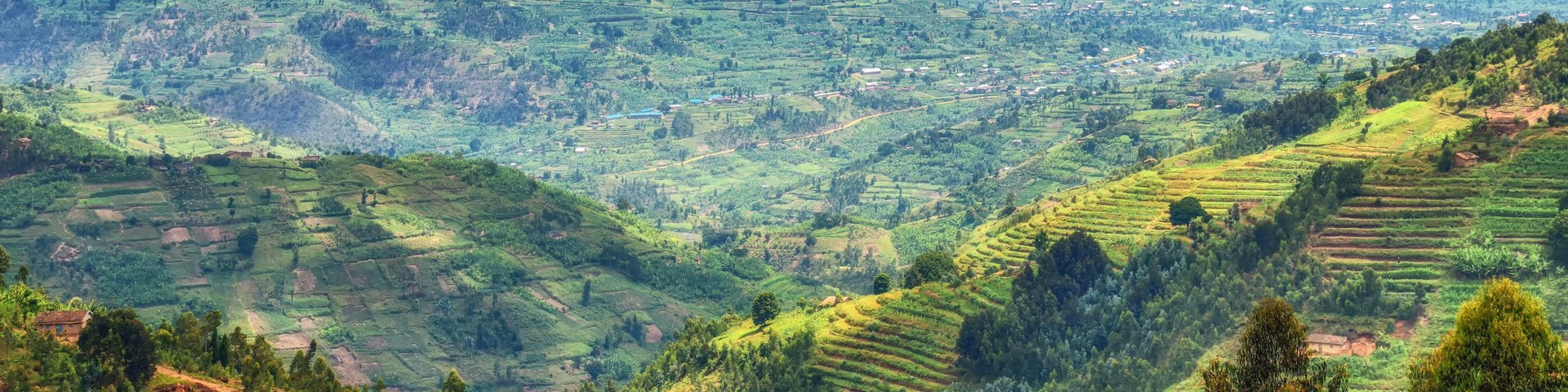 Ruanda das Land der tausend Hügel.