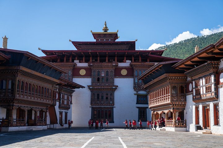 Mächtiger Wangdue Phodrang Dzong
