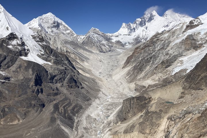 Blick zu Everest und Lhotse