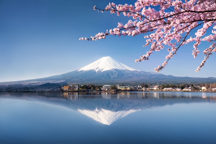 Der majestätische Vulkan - Fuji San - in Japan