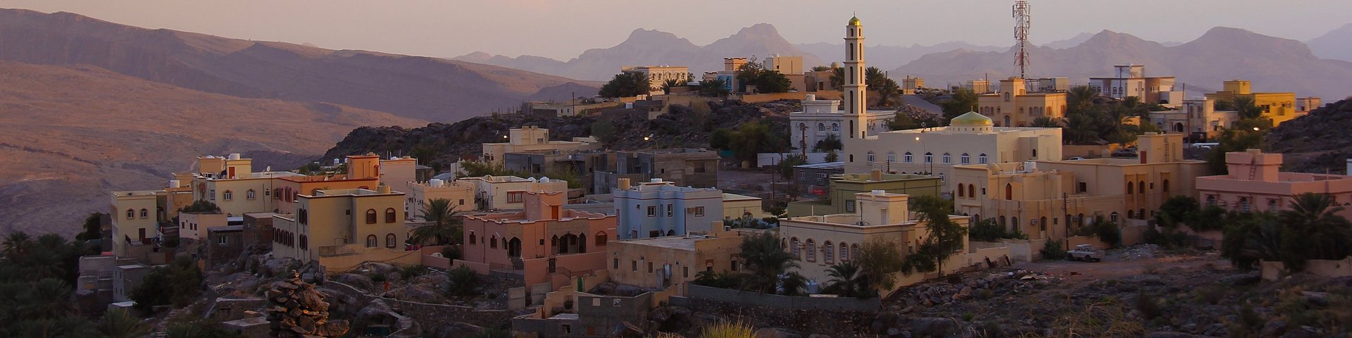 Orientalisches Dorf im Oman