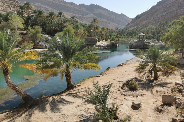 Schlucht Wadi Bani Khalid mit Bademöglichkeit