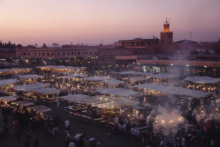 Abendstimmung in Marrakesch 