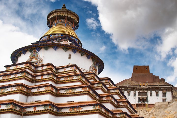 Buddhistisches Kloster in Tibet