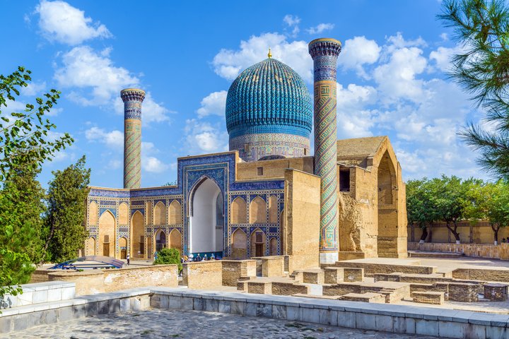 Das Mausoleum Gur-e-Amir in Samarkand