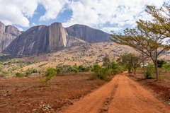 Landschaft im Tsaranoro Tal auf Madagaskar